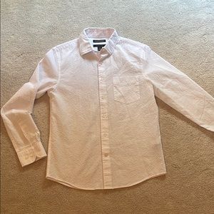 Banana republic white cotton casual button down